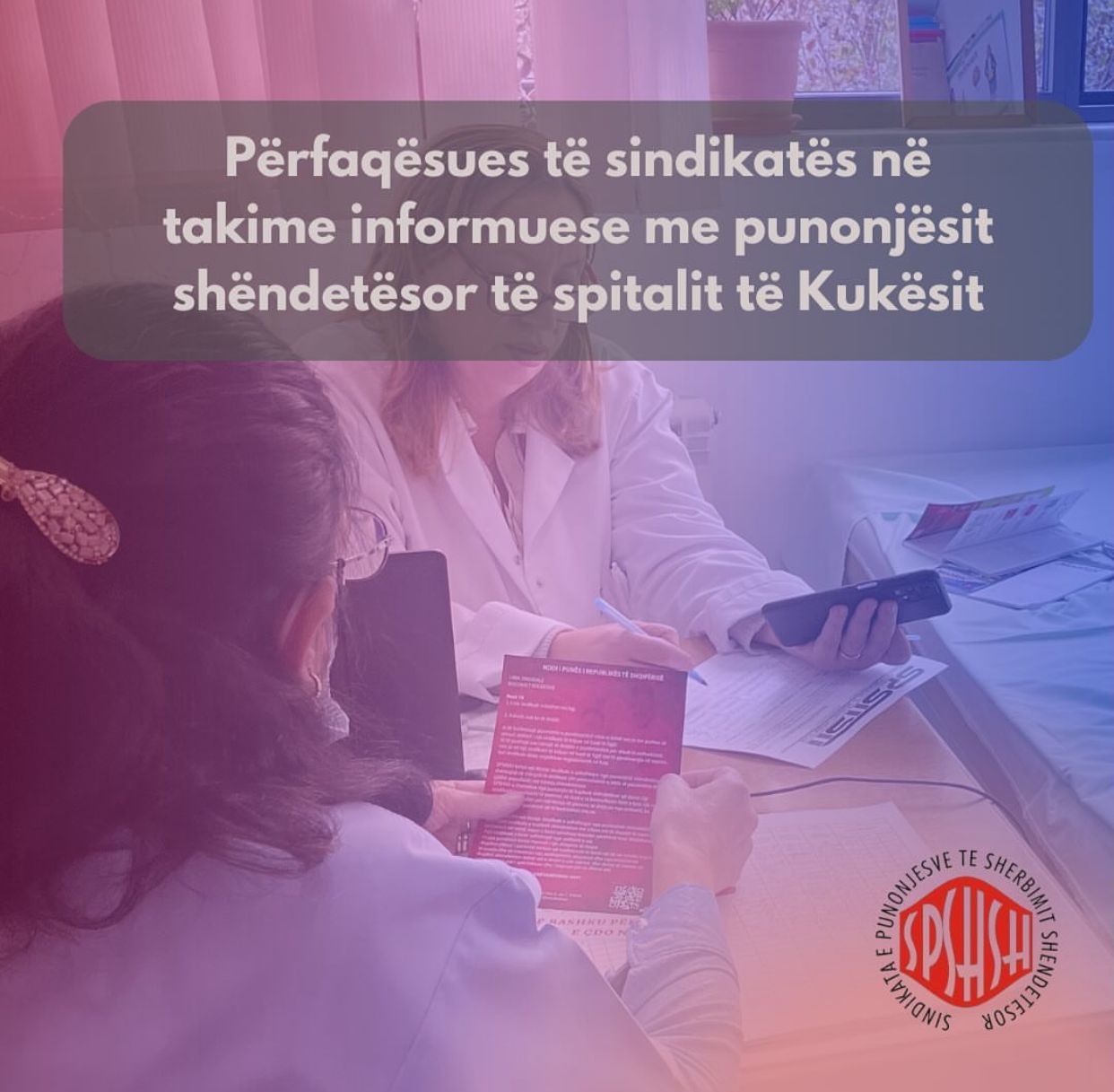 Read more about the article Takime Informuese me Punonjësit e Shërbimit Shëndetësor në Spitalin e Kukësit